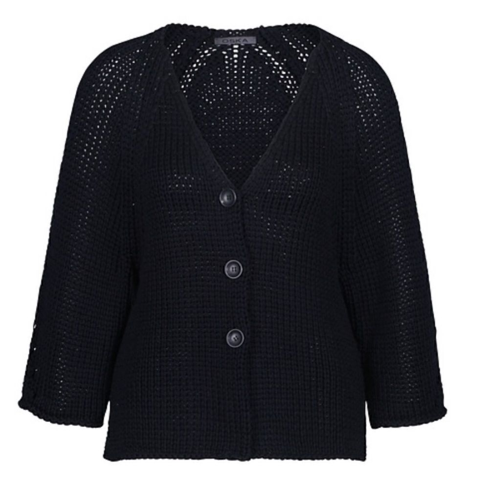 OSKA navy knit jacket Olive 8/10